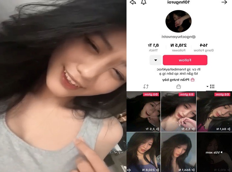 2 Lo Clip Sex 18 Em Tiktoker Ngoc Huyen 10hnguroi Khoe Bim Mup